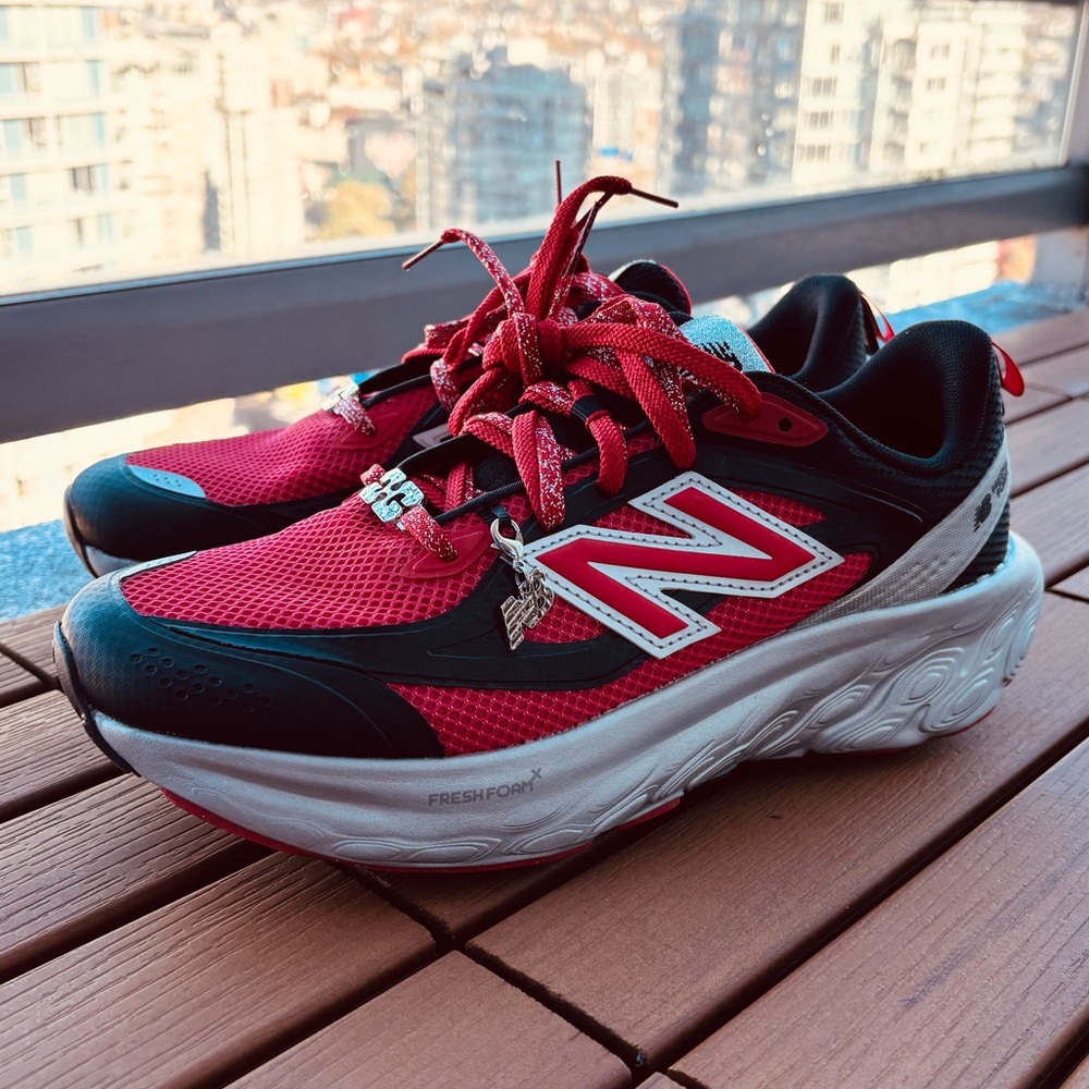 GANNI X New Balance Limited Edition Red and Black Fresh Foam Sneakers